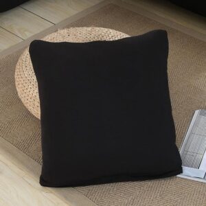 Black Cushion Cover, Set of 2 (45x45cm)