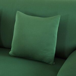 Dark Green Cushion Cover, Set of 2 (45x45cm)