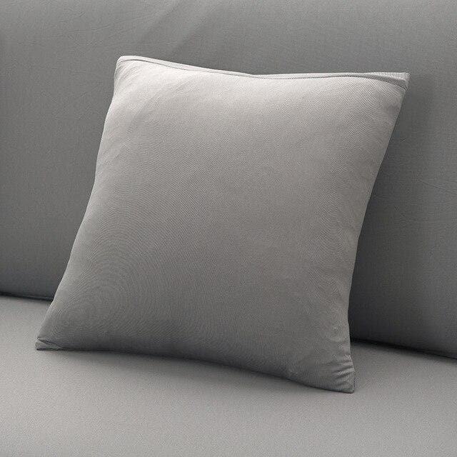 Grey Cushion Cover, Set of 2 (45x45cm) 1 Grey Cushion Cover, Set of 2 (45x45cm)