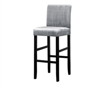 Housse pour Tabouret de Bar avec dossier Velours Bar Stool Cover