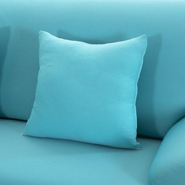 Light Blue Cushion Cover, Set of 2 (45x45cm) 1 Light Blue Cushion Cover, Set of 2 (45x45cm)