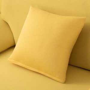 Yellow Cushion Cover, Set of 2 (45x45cm)